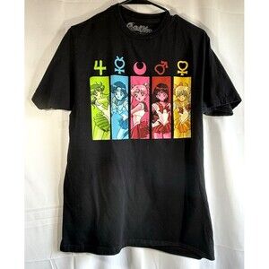 Sailor Moon T shirt Black Size Medium Naoko Takeuchi